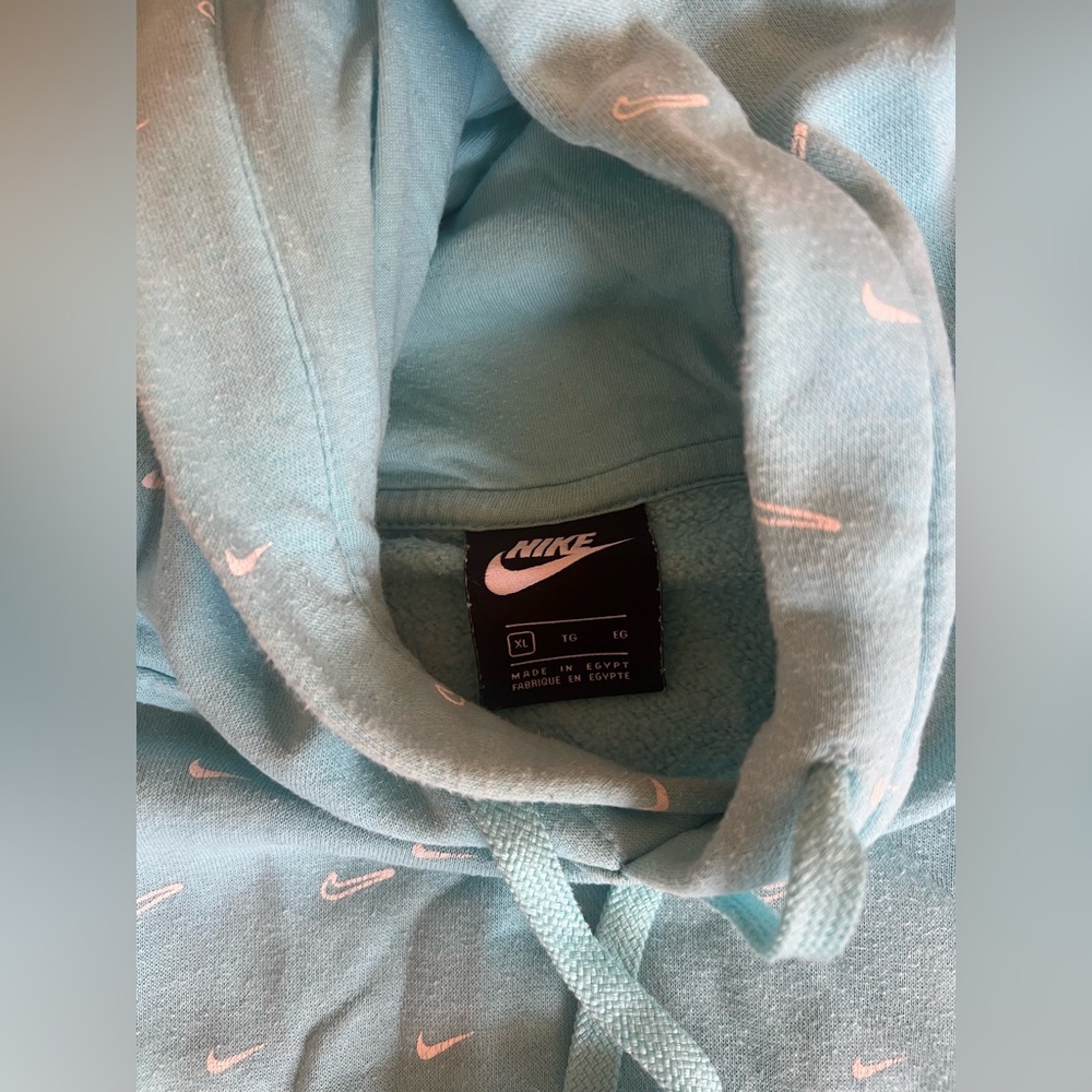 Nike Teal Mens Hoodie - Picture 3 of 4